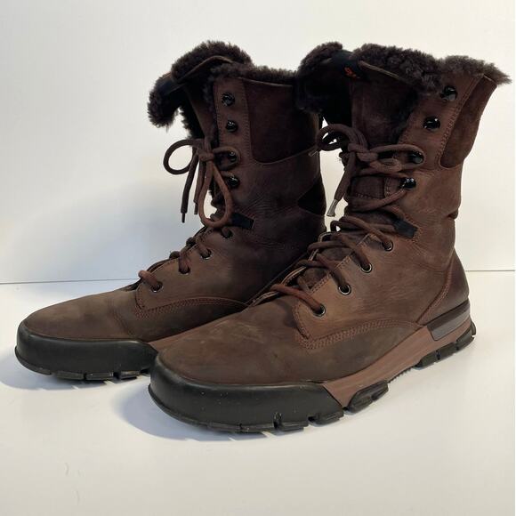 Nike Air Nevist-9 ACG Brown Leather Shearling Boots Men\'s Size 10.5 main image 6